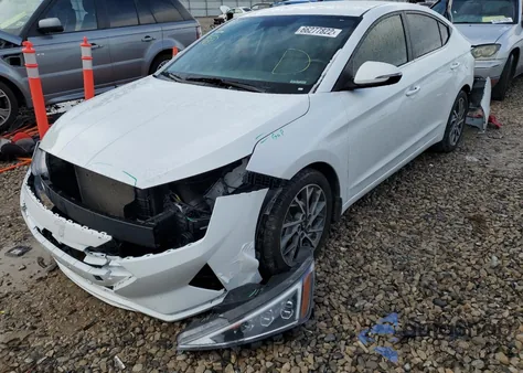 2020 Hyundai Elantra Sel z USA, uszkodzony, nr VIN 5NPD84LF4LH530559